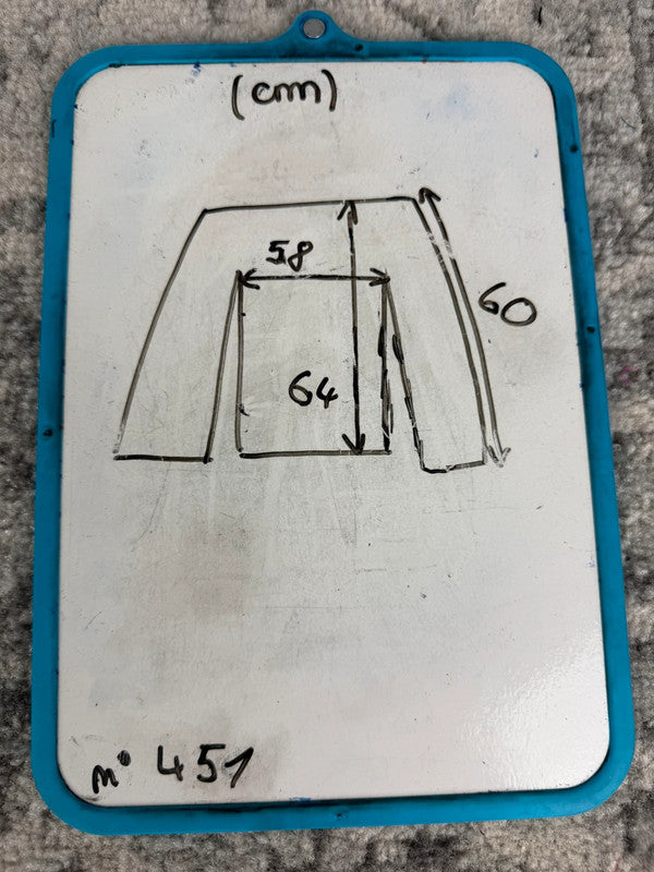 Veste Harrington matelassé en toile design streetwear y2k vintage hip-hop fait main taille M n•451