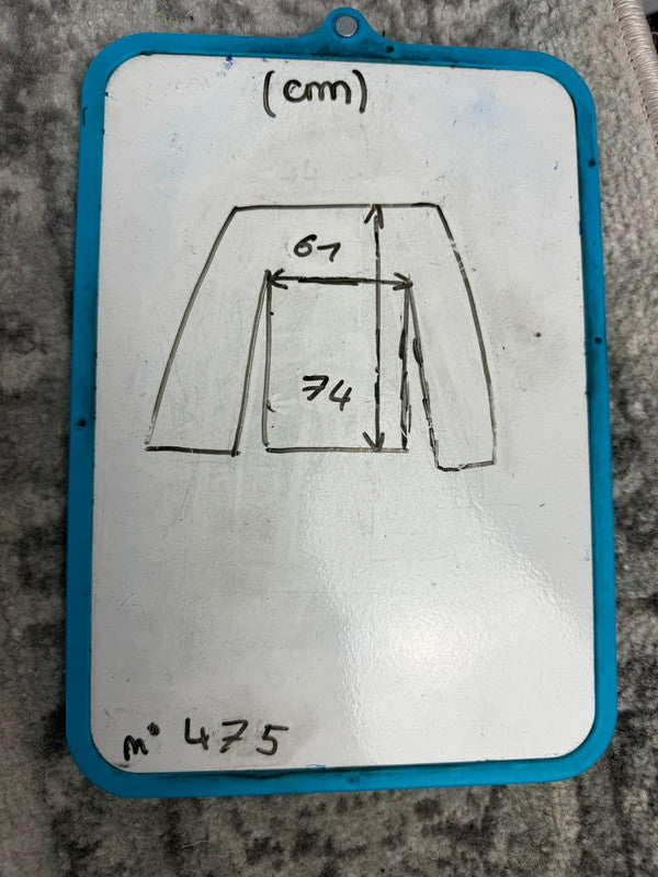 Chemise Dickies à manches courtes large baggy design streetwear y2k hip-hop fait main taille S n•475