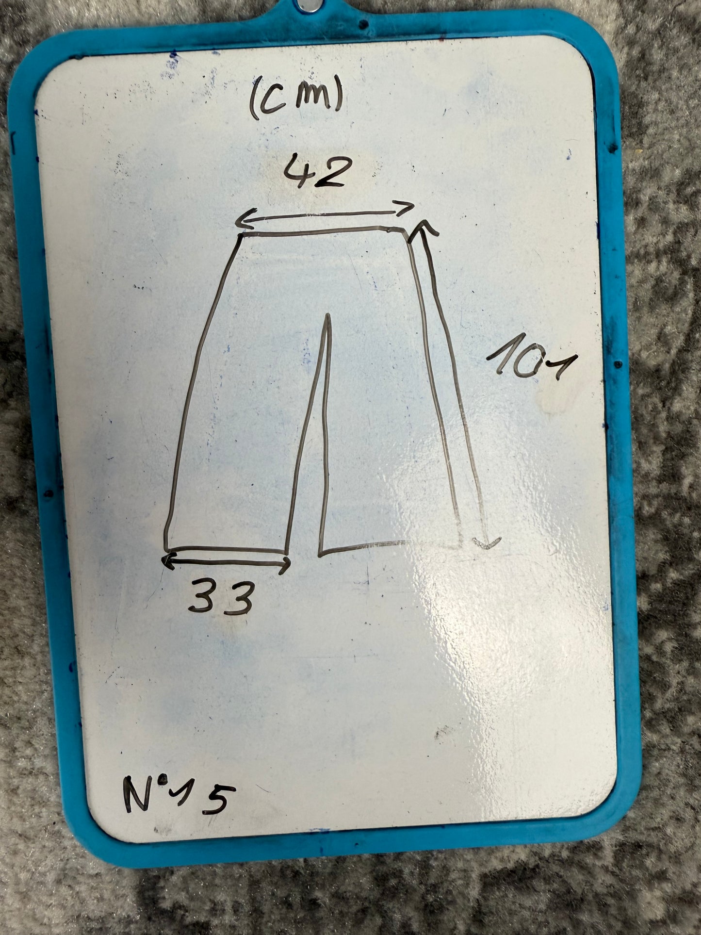 Pantalon baggy en denim upcyclé large style skater streetwear y2k hip-hop 90’s - Pièce unique M n•15