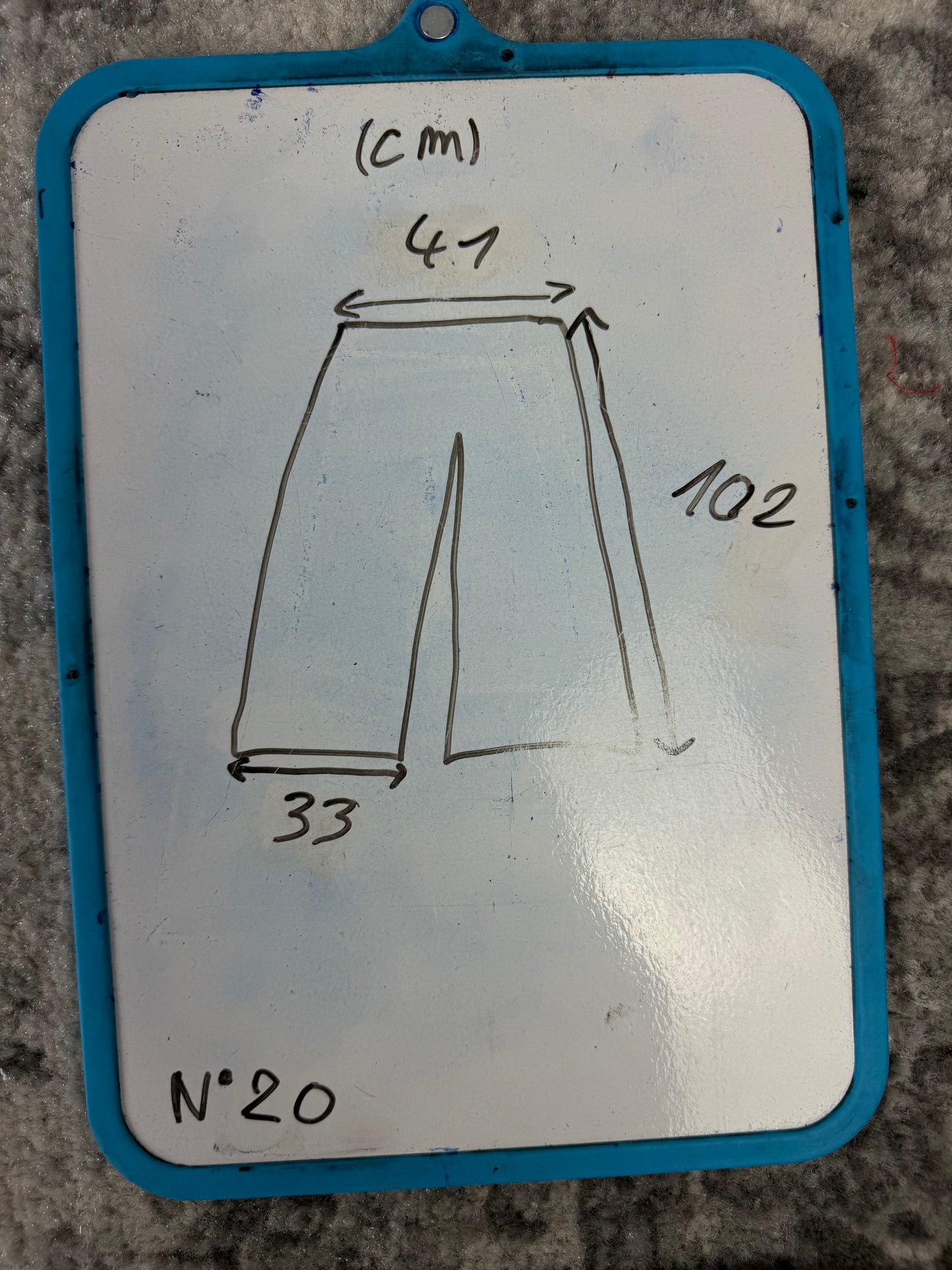 Pantalon baggy en denim upcyclé large style skater streetwear y2k hip-hop 90’s - Pièce unique M n•20