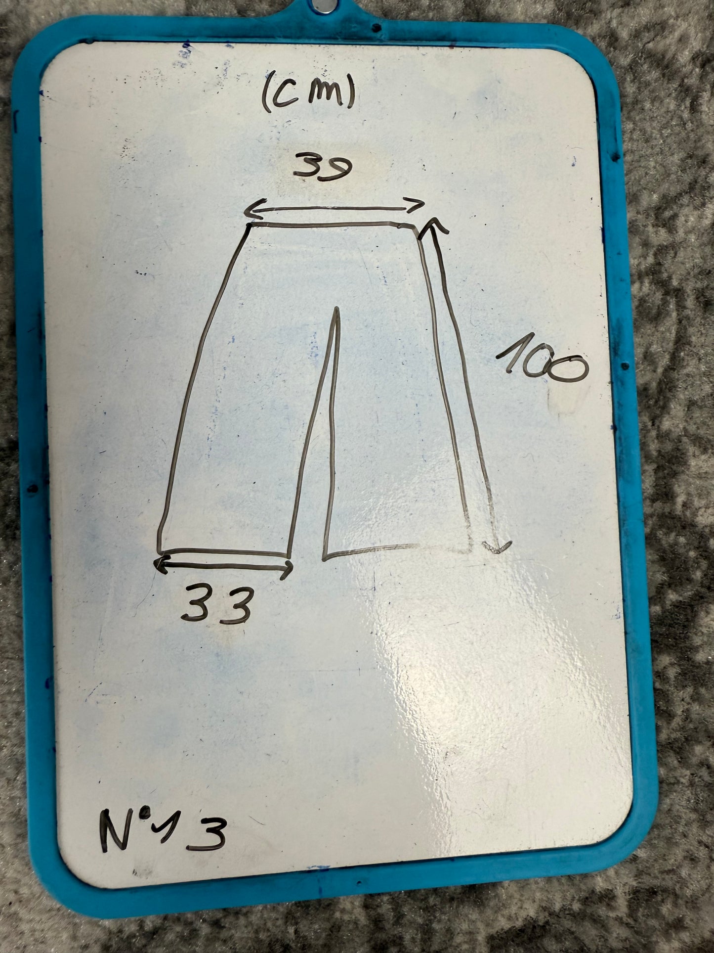 Pantalon baggy en denim upcyclé large style skater streetwear y2k hip-hop 90’s - Pièce unique S n•13