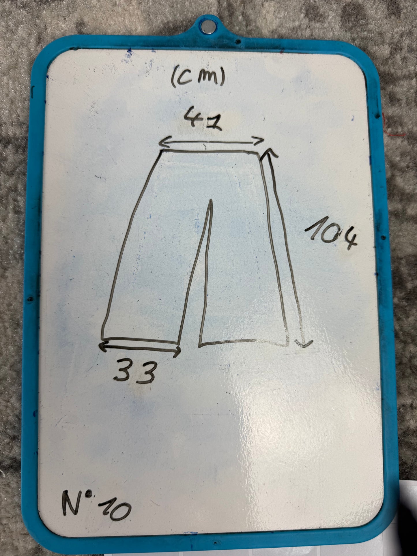 Pantalon baggy en denim upcyclé large style skater streetwear y2k hip-hop 90’s - Pièce unique M n•10