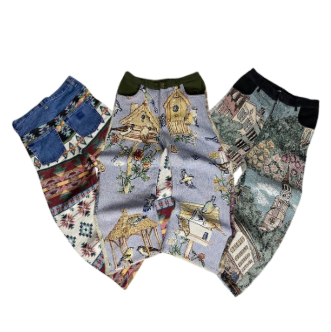 Pantalons en tapisseries