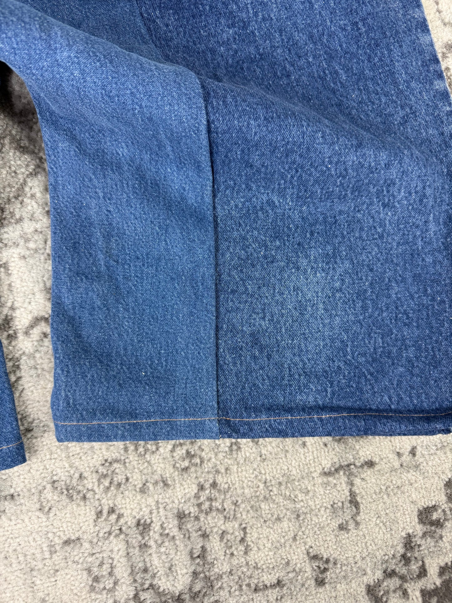 Pantalon baggy en denim upcyclé large style skater streetwear y2k hip-hop 90’s - Pièce unique M n•16