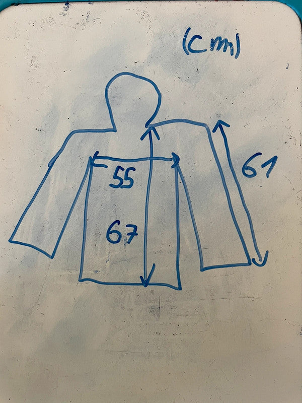 Manteau en tapisserie capuche vintage retravaillée crop à la taille unique  Fait main unisexe
