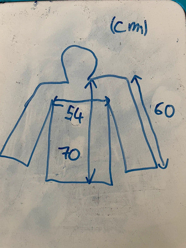 Manteau en tapisserie capuche vintage retravaillée crop à la taille unique  Fait main unisexe