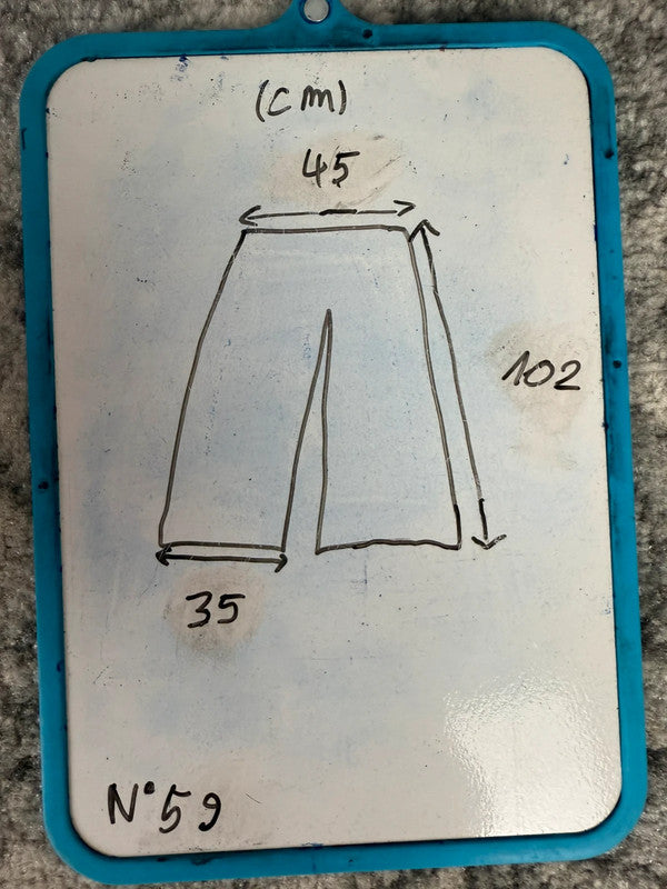 Pantalon baggy jean large skater Japanese balloon streetwear JNCO y2k vintage hip-hop 36US n•59