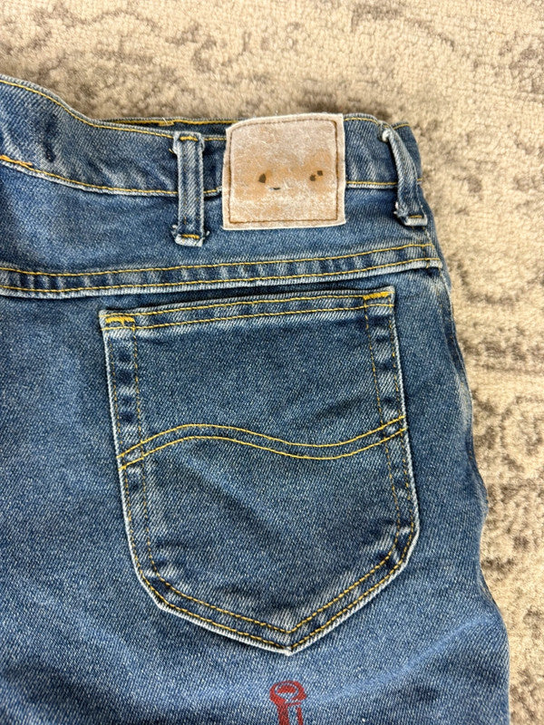 Pantalon baggy jean large skater Japanese balloon streetwear JNCO y2k vintage hip-hop 38US n•4