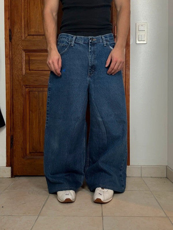 Pantalon baggy jean large skater Japanese balloon streetwear y2k vintage hip-hop 34US n•7