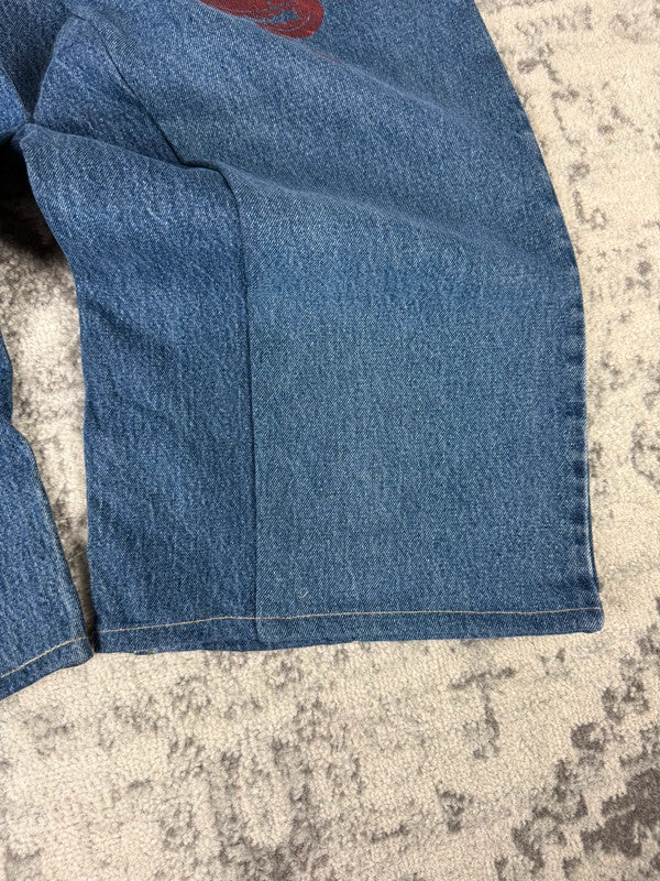 Pantalon baggy jean large skater Japanese balloon streetwear y2k vintage hip-hop 34US n•7