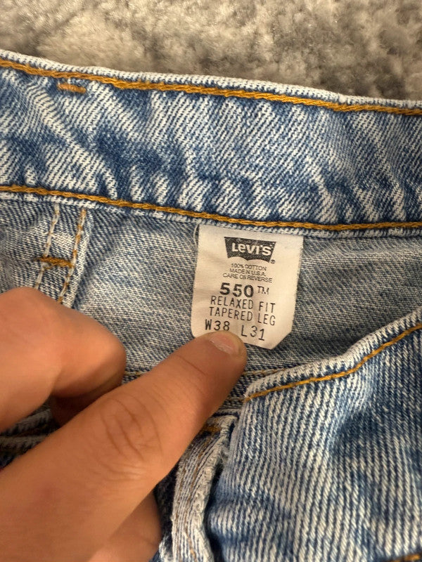 Pantalon baggy jean large skater Japanese balloon streetwear JNCO y2k vintage hip-hop 38US n•64