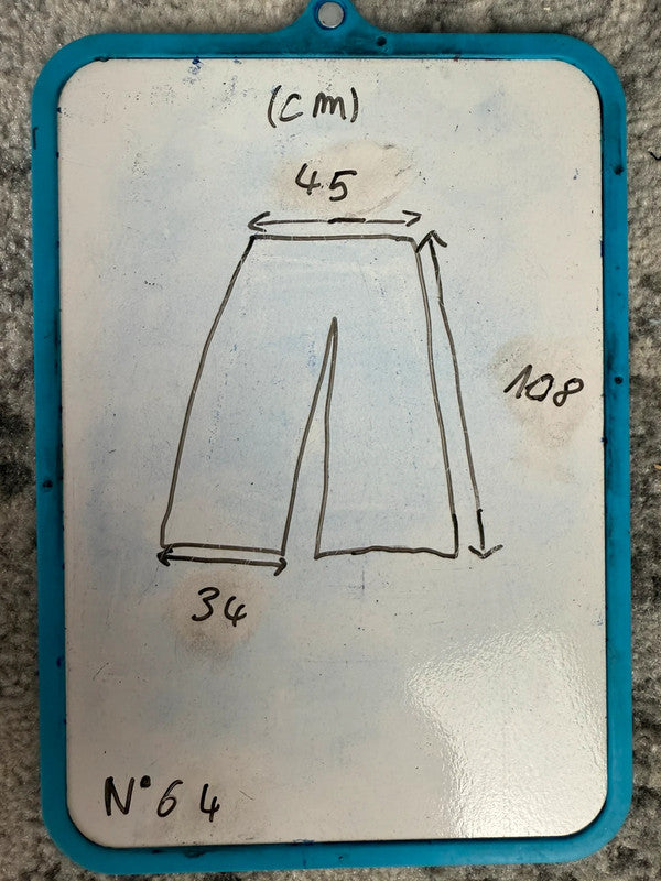 Pantalon baggy jean large skater Japanese balloon streetwear JNCO y2k vintage hip-hop 38US n•64