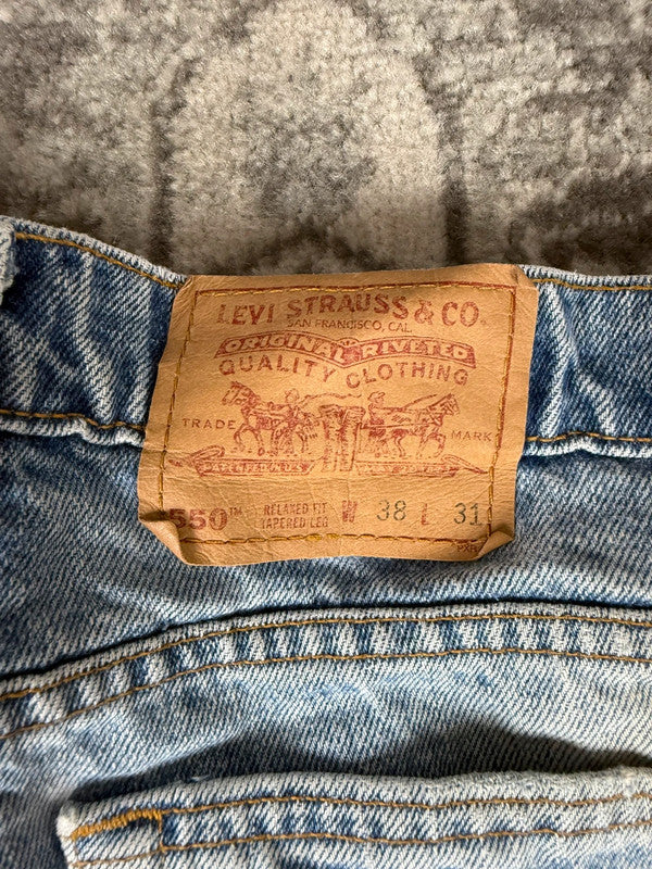 Pantalon baggy jean large skater Japanese balloon streetwear JNCO y2k vintage hip-hop 38US n•64