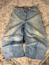 Pantalon baggy jean large skater Japanese balloon streetwear JNCO y2k vintage hip-hop 38US n•64