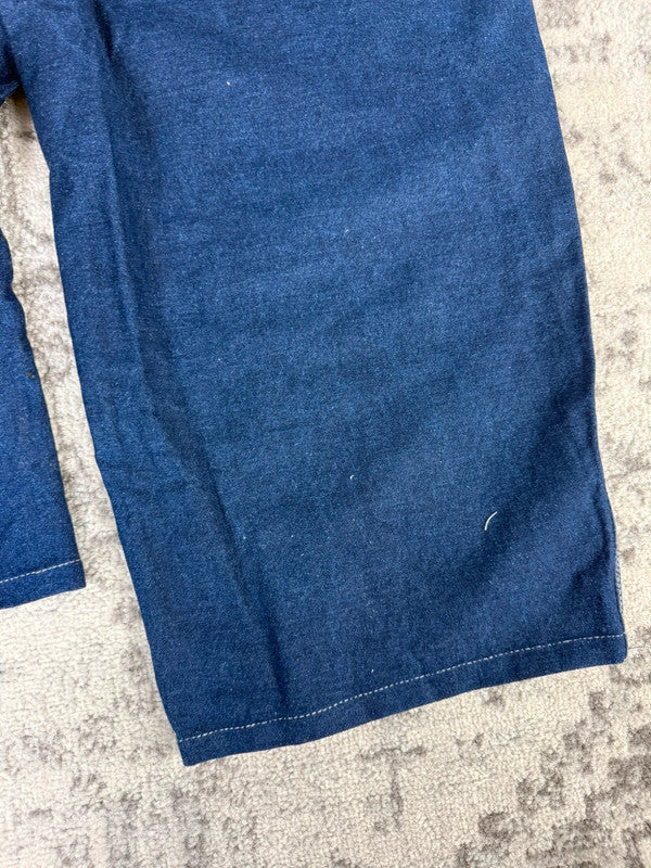 Pantalon baggy jean large skater Japanese double knee streetwear JNCO y2k vintage hip-hop 34US n•146