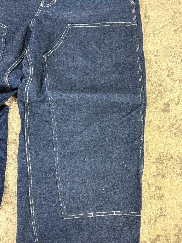 Pantalon baggy double knee jean large skater japonais streetwear JNCO y2k vintage hip-hop 36US n•147