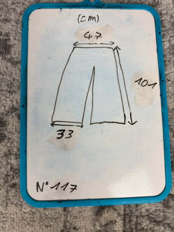 Pantalon baggy jean large skater Japanese balloon streetwear JNCO y2k vintage hip-hop 38US n•117