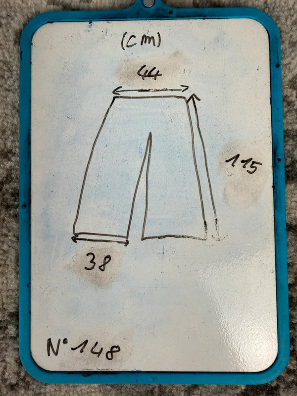 Pantalon baggy jean large skater Japanese balloon streetwear JNCO y2k vintage hip-hop 36US n•148