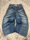 Pantalon baggy jean large skater Japanese balloon streetwear JNCO y2k vintage hip-hop 36US n•148