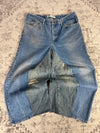 Pantalon baggy jean large skater Japanese balloon streetwear JNCO y2k vintage hip-hop L n•119