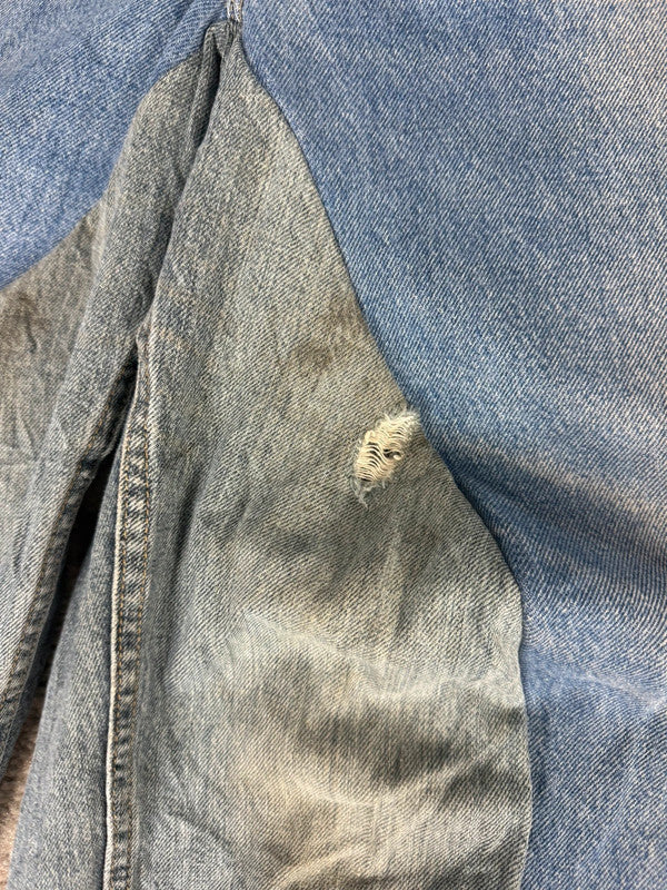 Pantalon baggy jean large skater Japanese balloon streetwear JNCO y2k vintage hip-hop L n•119