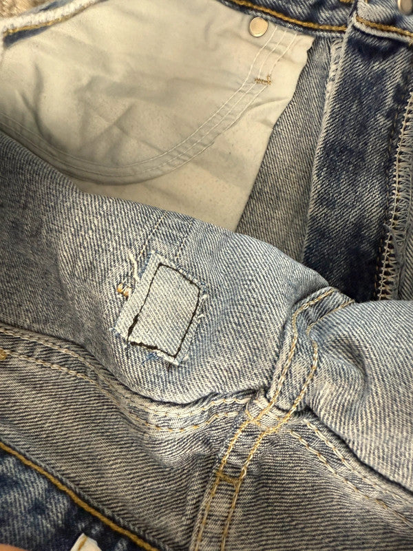 Pantalon baggy jean large skater Japanese balloon streetwear JNCO y2k vintage hip-hop M n•120