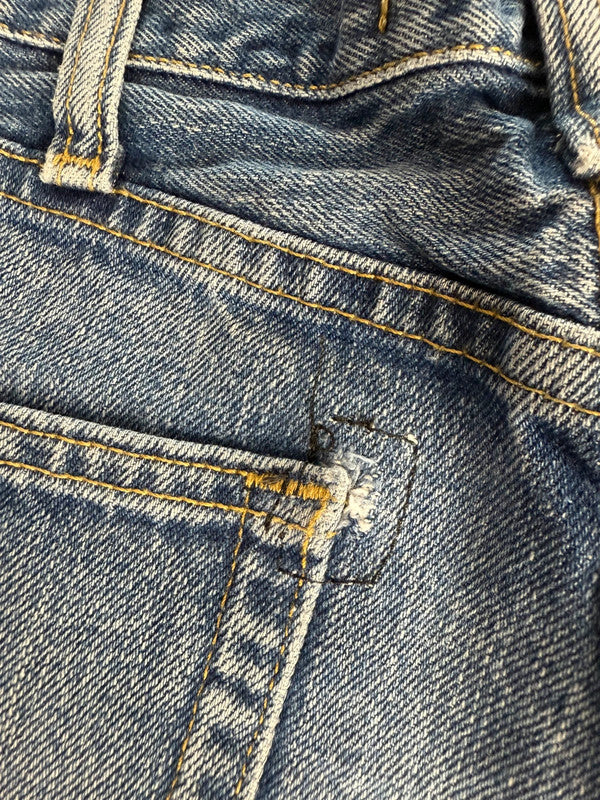 Pantalon baggy jean large skater Japanese balloon streetwear JNCO y2k vintage hip-hop M n•120