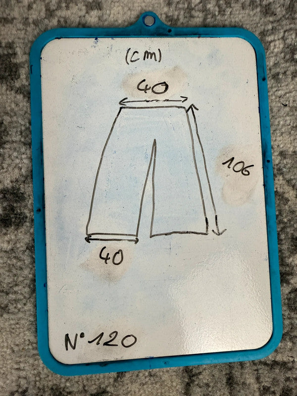 Pantalon baggy jean large skater Japanese balloon streetwear JNCO y2k vintage hip-hop M n•120