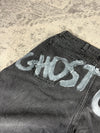 Pantalon baggy jean large skater Ghost girl lil peep balloon streetwear y2k vintage hip-hop L n•186