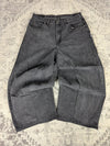 Pantalon baggy jean large skater Ghost girl lil peep balloon streetwear y2k vintage hip-hop L n•186