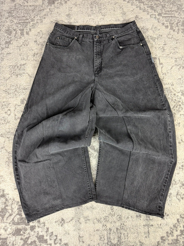Pantalon baggy jean large skater Ghost girl lil peep balloon streetwear y2k vintage hip-hop L n•186