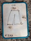Pantalon baggy jean large skater Japanese balloon streetwear JNCO y2k vintage hip-hop 32US n•247