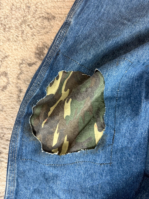 Pantalon baggy jean large skater Japanese balloon streetwear JNCO y2k vintage hip-hop 32US n•247