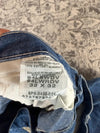 Pantalon baggy jean large skater Japanese balloon streetwear JNCO y2k vintage hip-hop 32US n•247