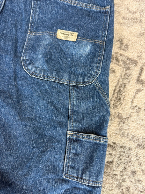 Pantalon baggy jean large skater Japanese balloon streetwear JNCO y2k vintage hip-hop 32US n•247