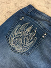 Pantalon baggy jean large skater Japanese balloon streetwear JNCO y2k vintage hip-hop n•276