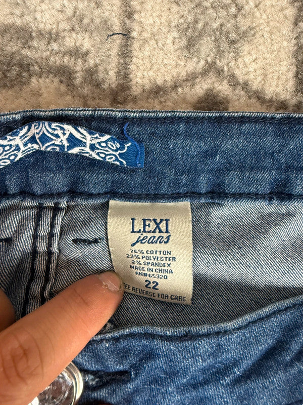 Pantalon baggy jean large skater Japanese balloon streetwear JNCO y2k vintage hip-hop n•276