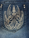Pantalon baggy jean large skater Japanese balloon streetwear JNCO y2k vintage hip-hop n•276