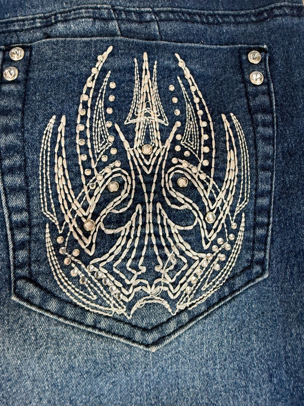 Pantalon baggy jean large skater Japanese balloon streetwear JNCO y2k vintage hip-hop n•276