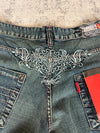 Pantalon baggy jean large skater Japanese balloon streetwear JNCO y2k vintage hip-hop 34US n•265