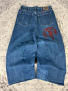 Pantalon baggy jean large skater Japanese balloon streetwear JNCO y2k vintage hip-hop 34US n•10