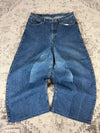 Pantalon baggy jean large skater Japanese balloon streetwear JNCO y2k vintage hip-hop 34US n•10