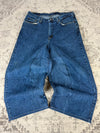 Pantalon baggy jean large skater Japanese balloon streetwear JNCO y2k vintage hip-hop XL n•12