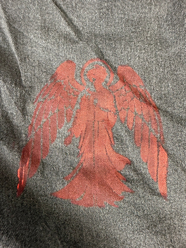 Pantalon baggy jean large skater Japanese balloon streetwear JNCO y2k vintage hip-hop M n•15