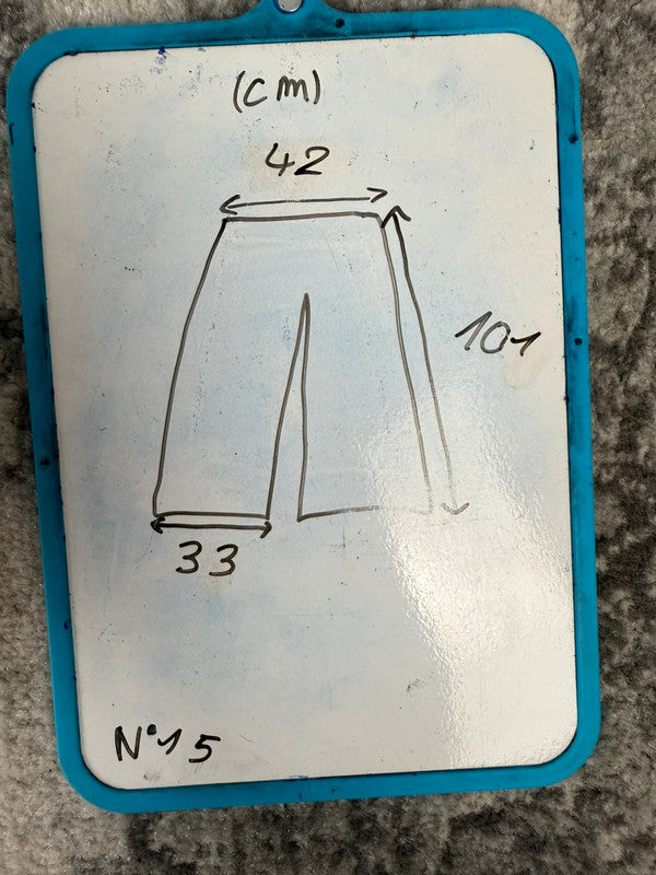 Pantalon baggy jean large skater Japanese balloon streetwear JNCO y2k vintage hip-hop M n•15