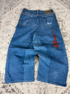 Pantalon baggy jean large skater Japanese balloon streetwear JNCO y2k vintage hip-hop L n•16