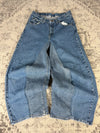 Pantalon baggy jean large skater Japanese balloon streetwear JNCO y2k vintage hip-hop 32US n•17