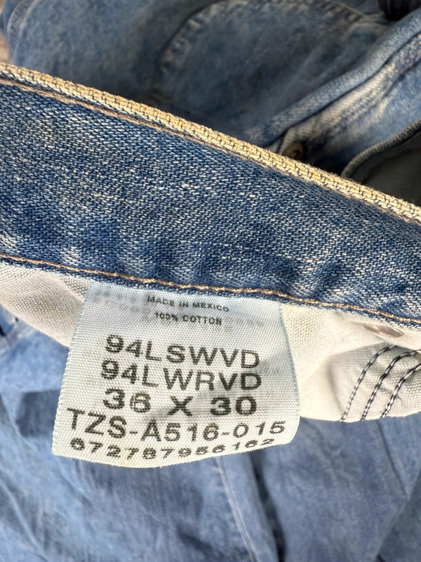 Pantalon baggy jean large skater Japanese balloon streetwear JNCO y2k vintage hip-hop 36US n•18