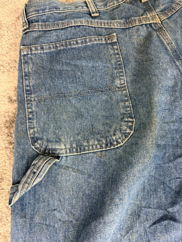 Pantalon baggy jean large skater Japanese balloon streetwear JNCO y2k vintage hip-hop 36US n•18