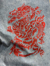 Pantalon baggy jean large skater Japanese balloon streetwear JNCO y2k vintage hip-hop 35US n•21